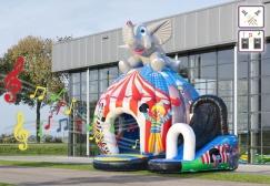 wholesale Disco Circus Inflatables Bounce Combo suppliers