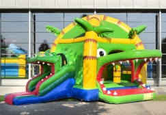 wholesale Inflatable Crocodile Moonwalk With Slide suppliers