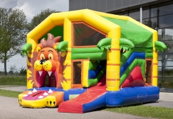 wholesale Inflatable Lion Combo With Roof suppliers