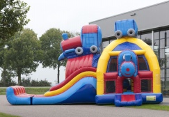 wholesale Large Train Bounce House Combo suppliers