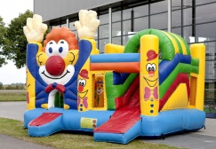 wholesale 3 in 1 Clown Inflatable Slide Combo suppliers