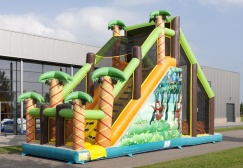 wholesale Mega Jungle Basejump Inflatable Run Game suppliers