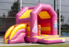 wholesale Medium inflatable princess bouncer with slide suppliers