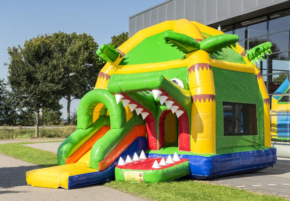 wholesale Large Crocodile Inflatable Bouncy Combo suppliers