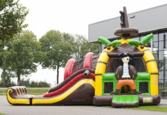 wholesale Large Pirate Inflatable Combo Jumping Castle suppliers