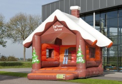 wholesale Inflatable Cabin Moonwalk with snow suppliers