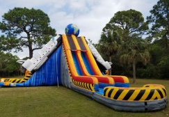 wholesale Space Shuttle Dual Lane Inflatable Water Slide suppliers