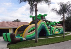 wholesale Tropical Dash 70 ft long Obstacle Course suppliers