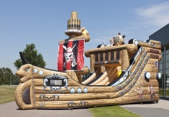 wholesale Big Inflatable pirate ship slide suppliers