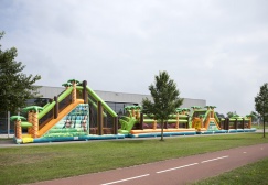 wholesale 46,5m Giant Jungle adrenalin obstacle course suppliers